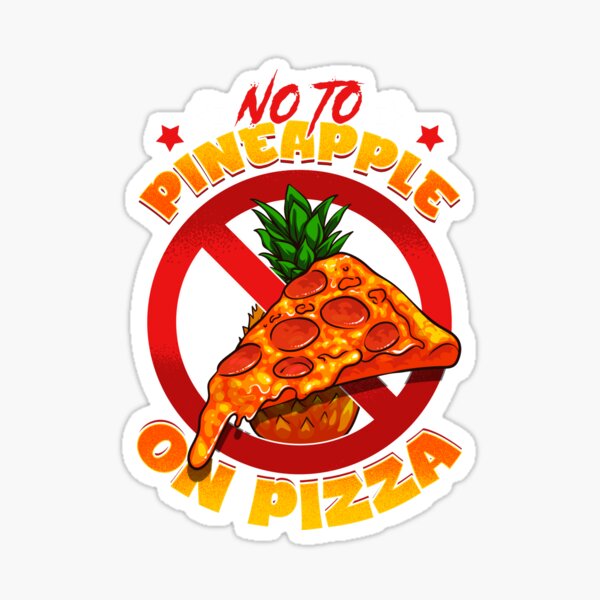 Pineapple Pizza Stickers for Sale