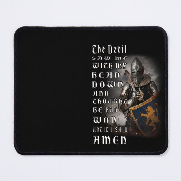Item preview, The Devil Saw Me My Head Down Thought He'd Won Until I Said Amen designed and sold by david parry.