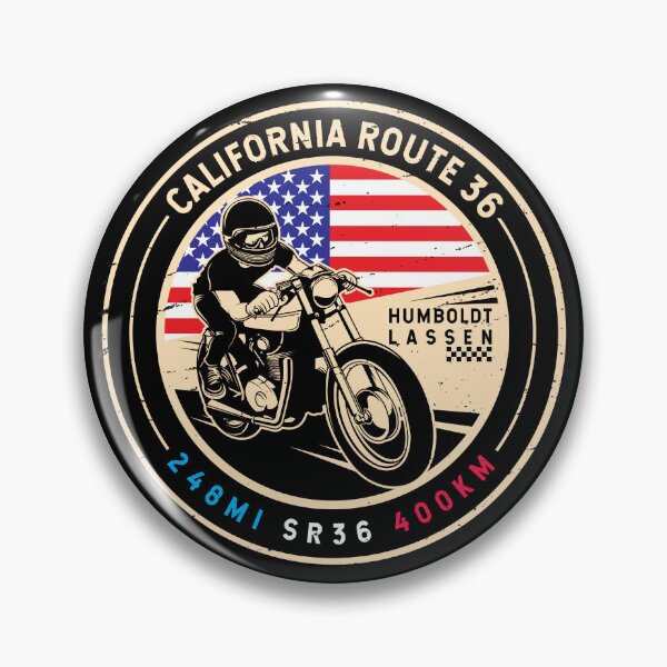 Item preview, California Route 36 | California | Motorcycle designed and sold by KrisSidDesigns.
