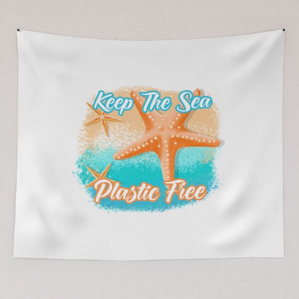 Item preview, Keep The Sea Plastic Free Anti Plastic Turtle Beach Cleanup  designed and sold by Tema EL.