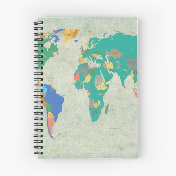 Item preview, world map designed and sold by BekimART.