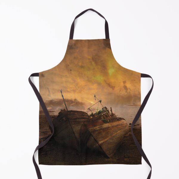 Item preview, Derelict Fishing Boats in a Fiery Sky designed and sold by Tom Carpenter.