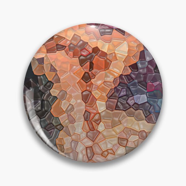 Item preview, Lava Flow Low Poly Marble Mosaic designed and sold by TeeBeesDesign.
