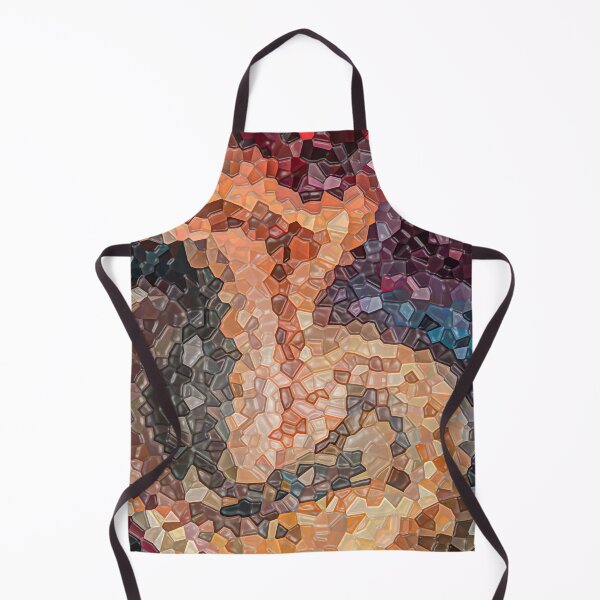 Item preview, Lava Flow Low Poly Marble Mosaic designed and sold by TeeBeesDesign.