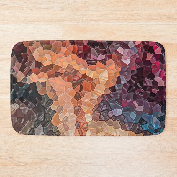 Item preview, Lava Flow Low Poly Marble Mosaic designed and sold by TeeBeesDesign.
