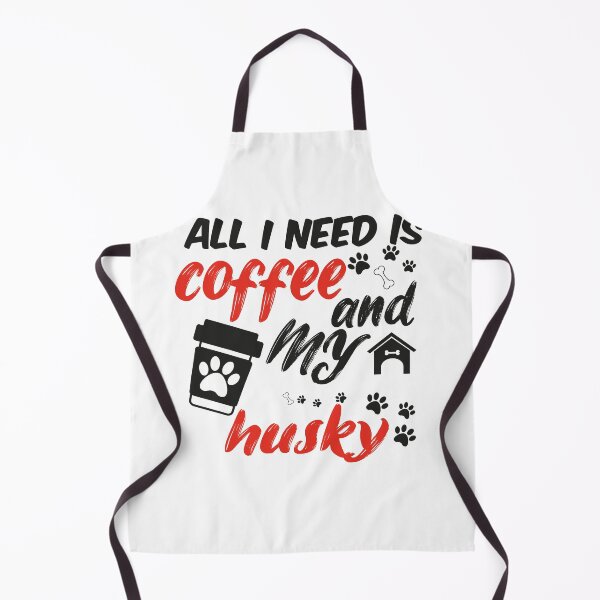 Item preview, funny dog and coffee meme,all i need is coffee and my husky designed and sold by randomdogshirt.