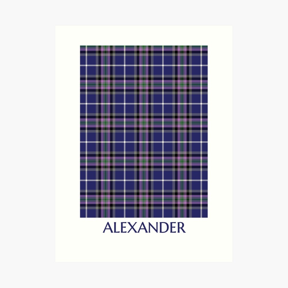 Clan Alexander Tartan