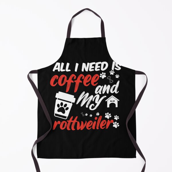 Item preview, funny dog and coffee meme,all i need is coffee and my rottweiler designed and sold by randomdogshirt.