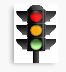 Traffic Lights Metal Print