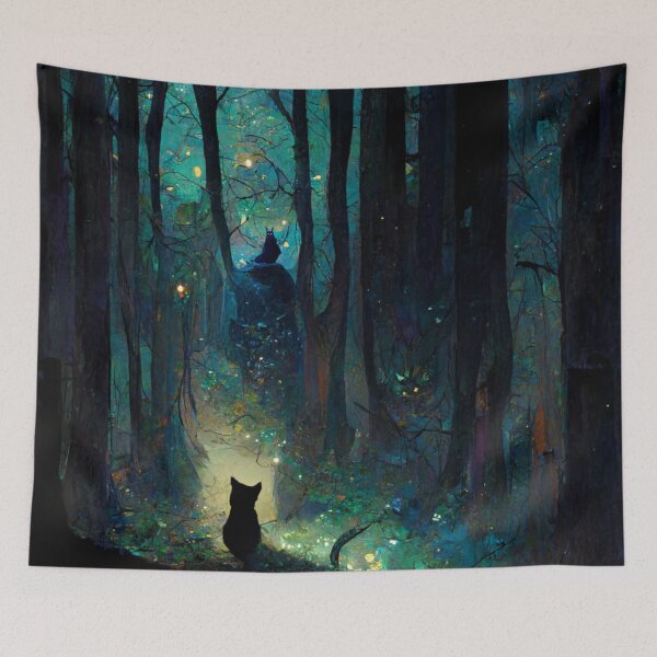 Item preview, Brave Kitty Meets Their Fairy Patron designed and sold by MilesJager.