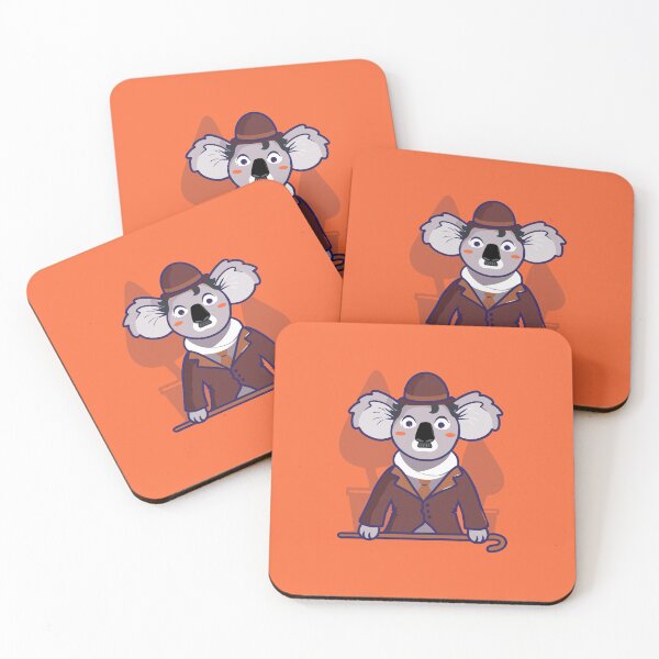 Item preview, Koala Charlie Chaplin designed and sold by Planet of Koalas. Character design.