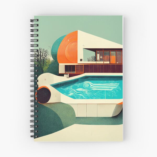 Item preview, 70's House with Pool designed and sold by deificusArt.