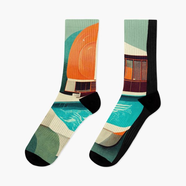 Item preview, 70's House with Pool designed and sold by deificusArt.