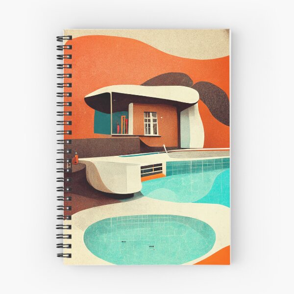 Item preview, 70's House with Pool designed and sold by deificusArt.