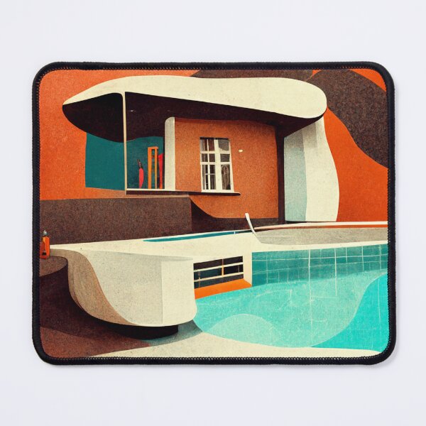 Artikelvorschau, 70's House with Pool entworfen und verkauft von deificusArt.