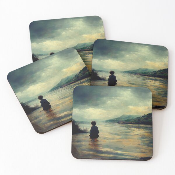 Item preview, boy on river designed and sold by Carlo Lopardo.