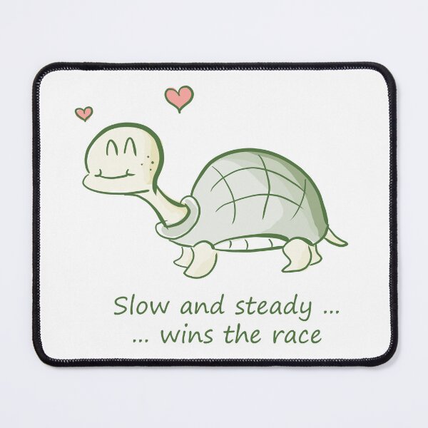 Item preview, turtle slow and steady wins the race designed and sold by Oliver-B.