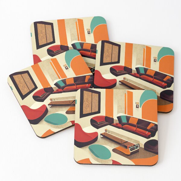 Item preview, 70's Living Room designed and sold by deificusArt.