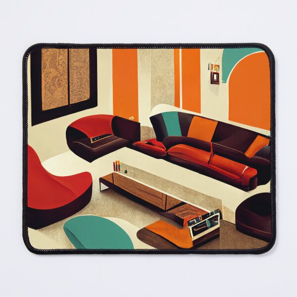 Artikelvorschau, 70's Living Room entworfen und verkauft von deificusArt.