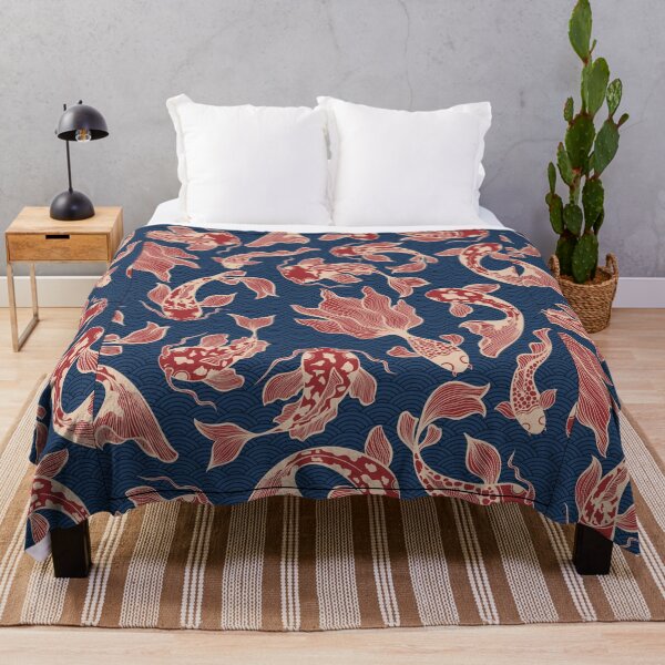 Item preview, Japanese Koi Fish Seamless Pattern - Bright and Colorful designed and sold by SBWorld.