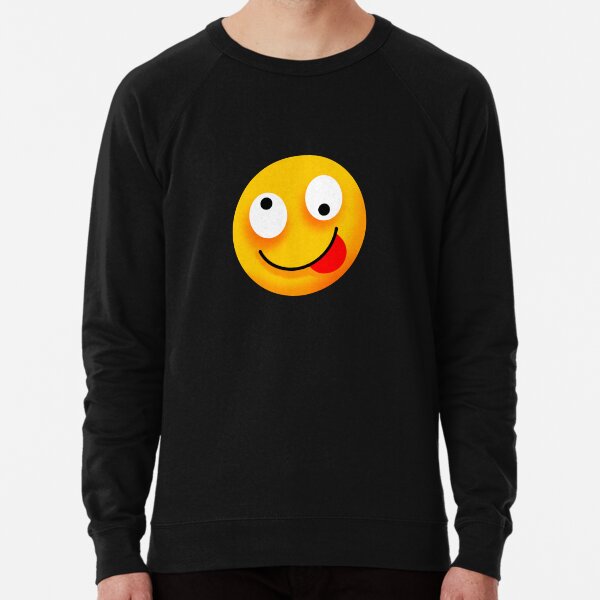 Awful sweatshirt smiley hot sale face