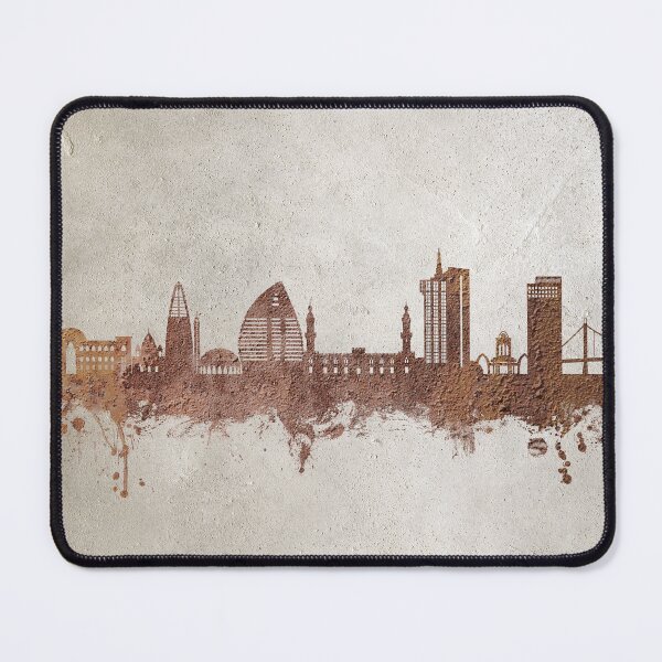 Item preview, Khartoum Sudan Skyline designed and sold by ArtPrints.