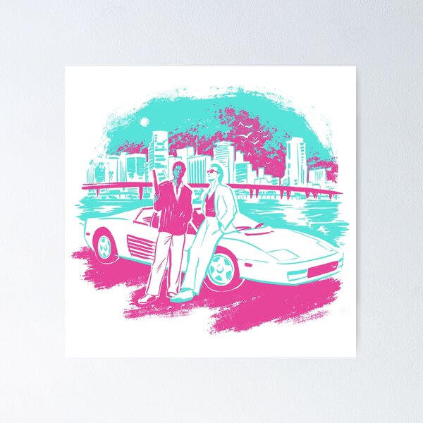 Item preview, Miami Vice Sunset designed and sold by thmadethis.