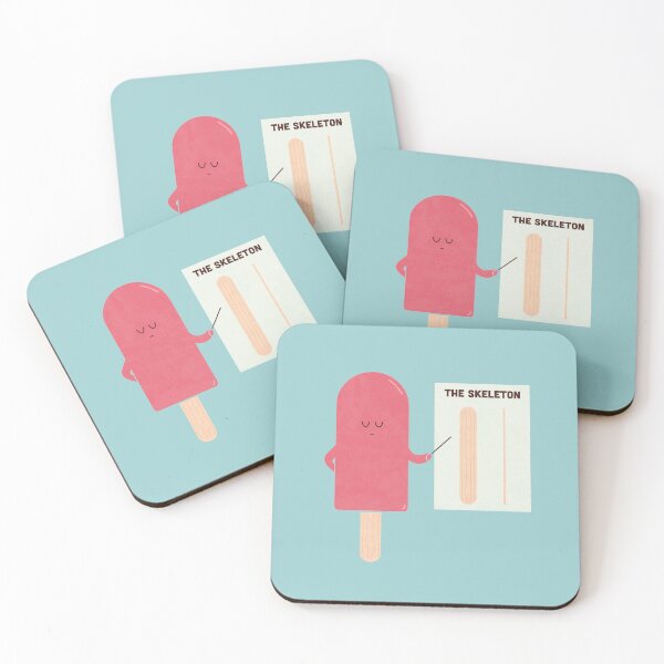 Anatomy Coasters (Set of 4)