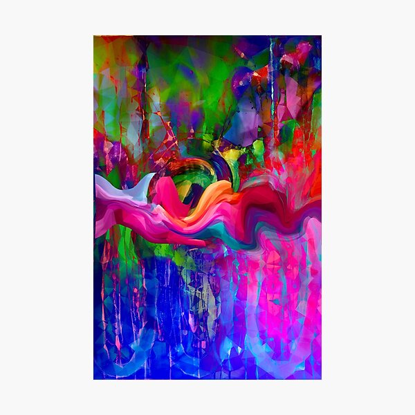 Vibrant multicolor Photographic Print