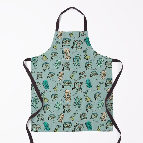 Item preview, PHONE FRENZY love to talk on the phone? Vintage phones to show you love to chat but in style PALE TEAL 2022 designed and sold by ArtsyanaFlorida.