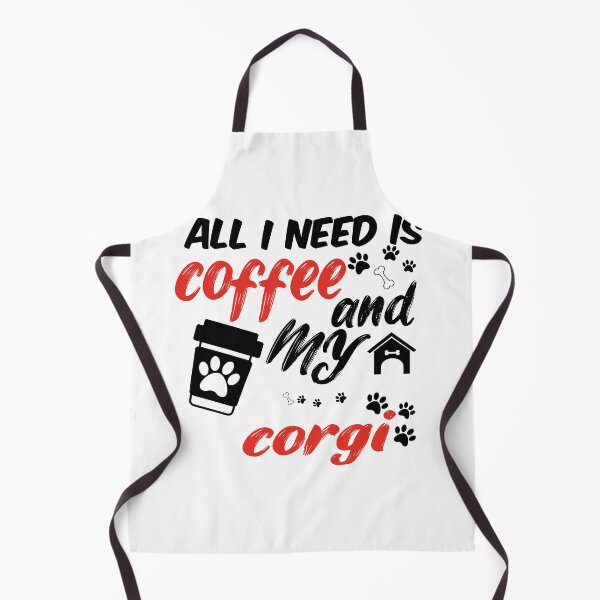 Item preview, funny dog and coffee meme,all i need is coffee and my corgi designed and sold by randomdogshirt.