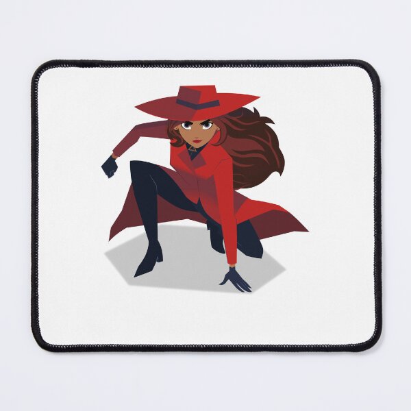 Item preview, Carmen-Sandiego-T-Shirt-Lady-in-Red designed and sold by comegraef.