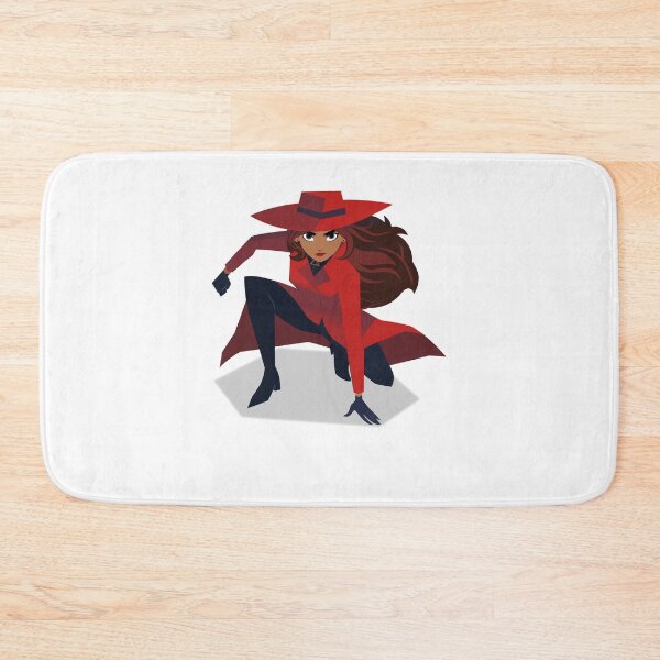 Item preview, Carmen-Sandiego-T-Shirt-Lady-in-Red designed and sold by comegraef.
