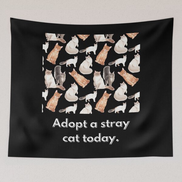 Item preview, Adopt a stray cat today designed and sold by Diamaber.