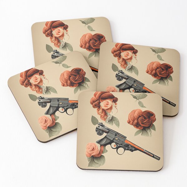 Item preview, Vintage Guns and Floral designed and sold by deificusArt.