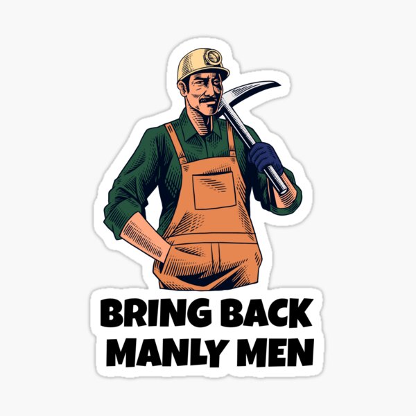 Bring Back Manly Men Water Bottle – Cool Gym Shit