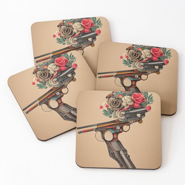 Item preview, Vintage Guns and Floral designed and sold by deificusArt.