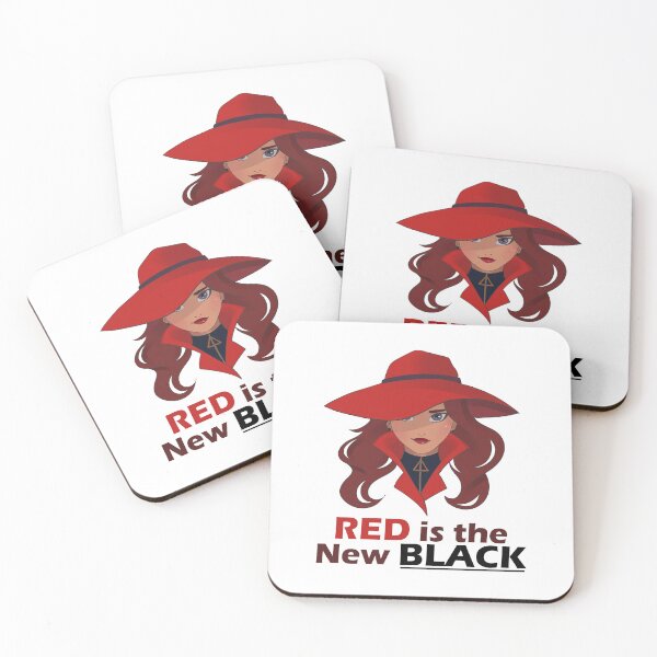 Item preview, Carmen-Sandiego-T-Shirt-Red-is-the-New-Black designed and sold by comegraef.