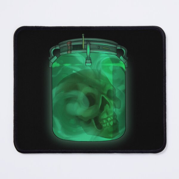 Item preview, Skull in the Jar - Green Swirl designed and sold by captain-hooks.