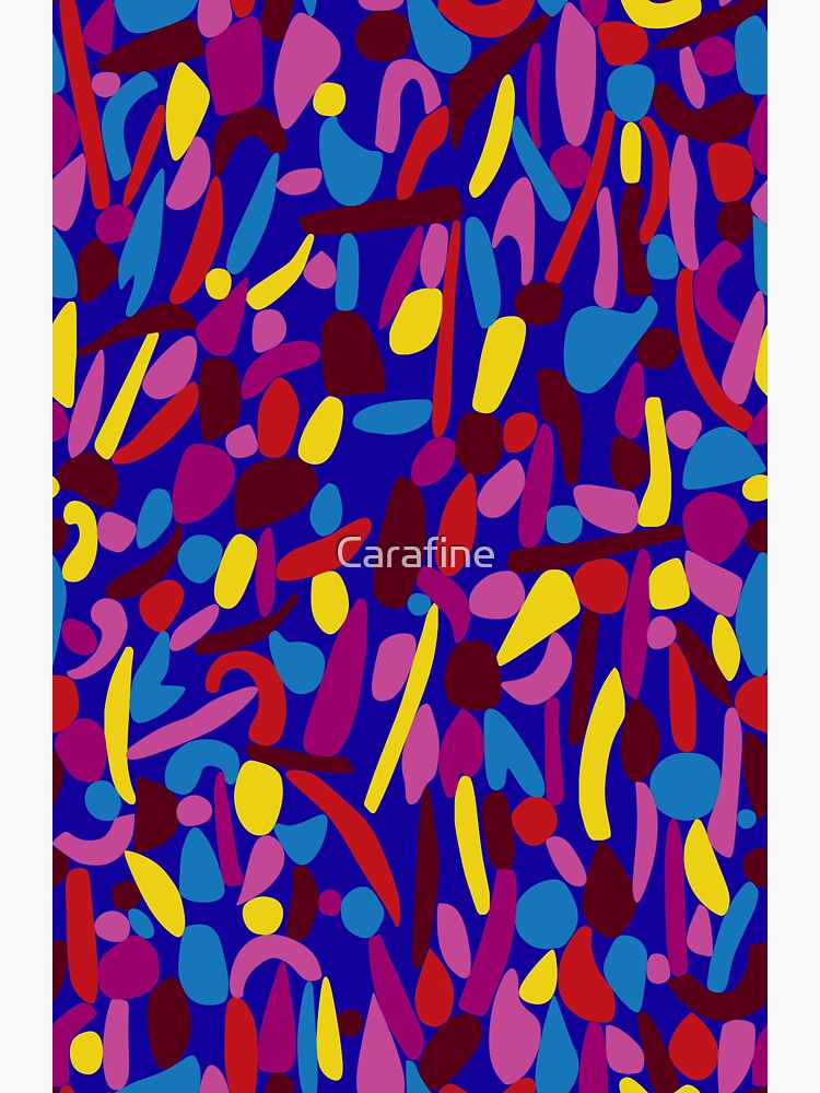 Thumbnail 3 von 3, Sticker, Herbstblüte - Blau designt und verkauft von Carafine.