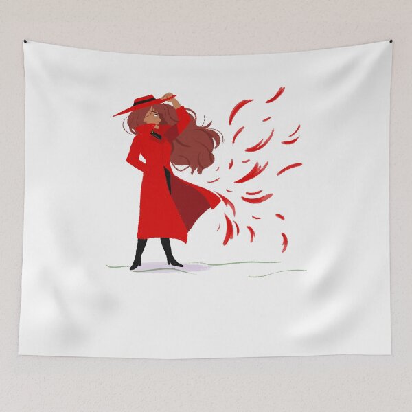 Item preview, carmen-sandiego-camiseta-viento-golpe designed and sold by comegraef.