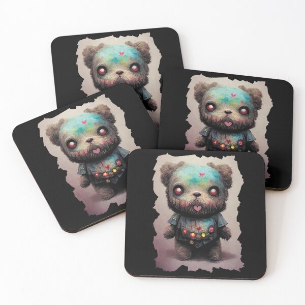 Item preview, Creepy Cute Voodoo Plush Doll | Zombie Teddy Bear designed and sold by TMBTM.