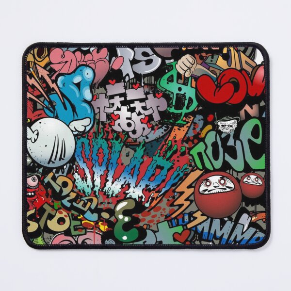 Item preview, Synr 70s Retro Comic Graffiti Print designed and sold by Stevenobinsun.