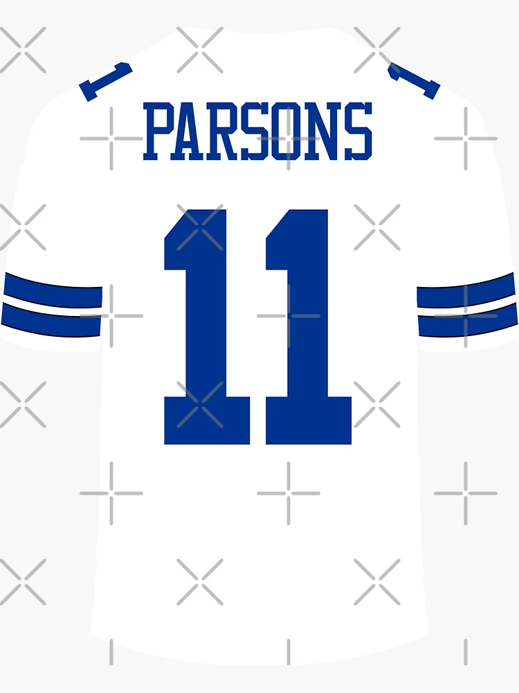 Micah Parsons Dallas Cowboys Grunge Pixel Art Sticker