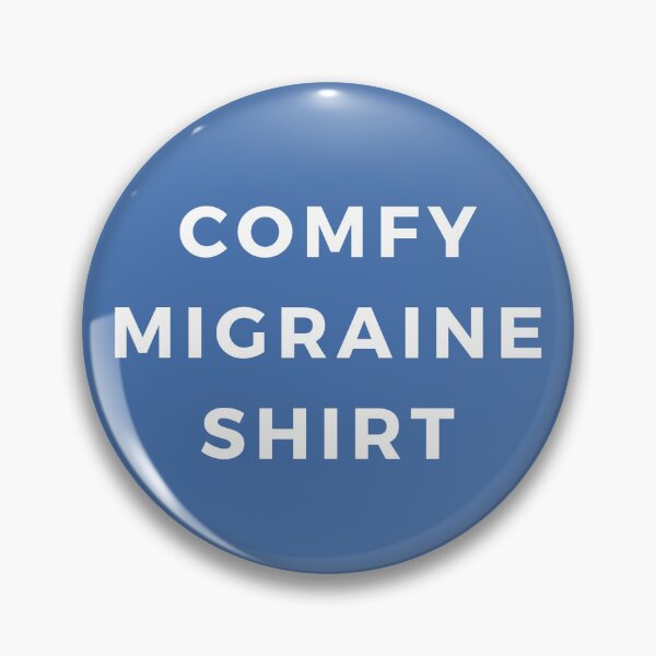Item preview, Comfy Migraine Shirt Blue Migraine Boy T Shirt Cute Funny Shirt Minimalist Chronic Pain Illness Spoonie Headache Aware Migraine Shirt Blackness designed and sold by InterpreTees.