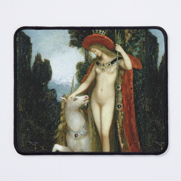 Item preview, The Unicorn - La Licorne Gustave Moreau  Mythology designed and sold by TeeARTHY.