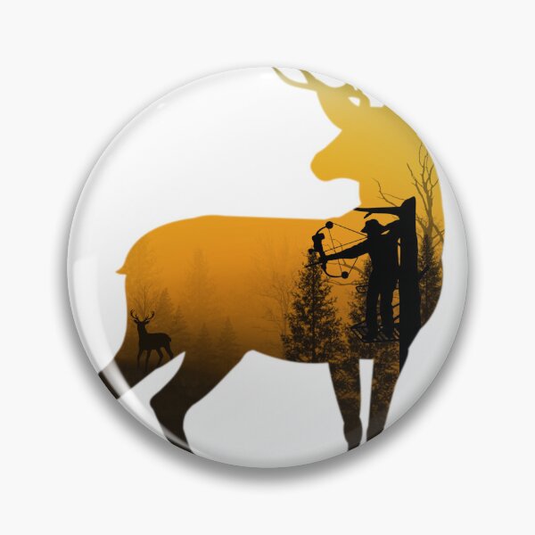 Item preview, Bow hunter deer silhouette  designed and sold by SaintsPlace.