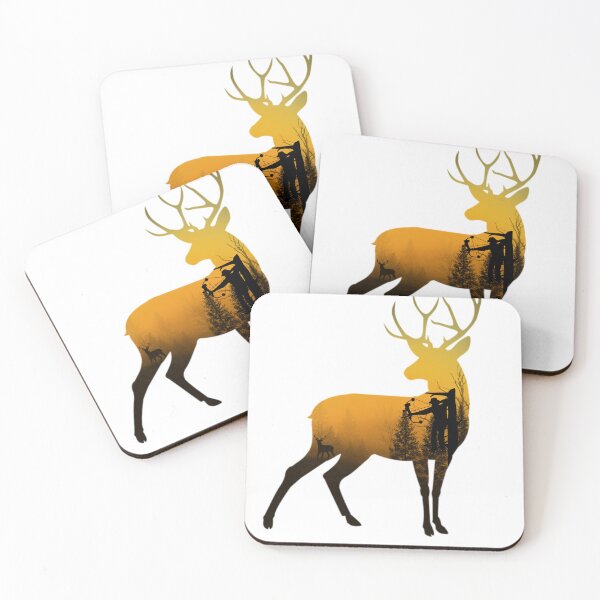 Item preview, Bow hunter deer silhouette  designed and sold by SaintsPlace.