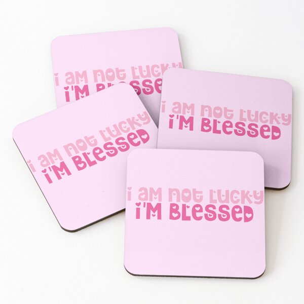 Item preview, I am not lucky I'm blessed designed and sold by Jennyaesthetic.