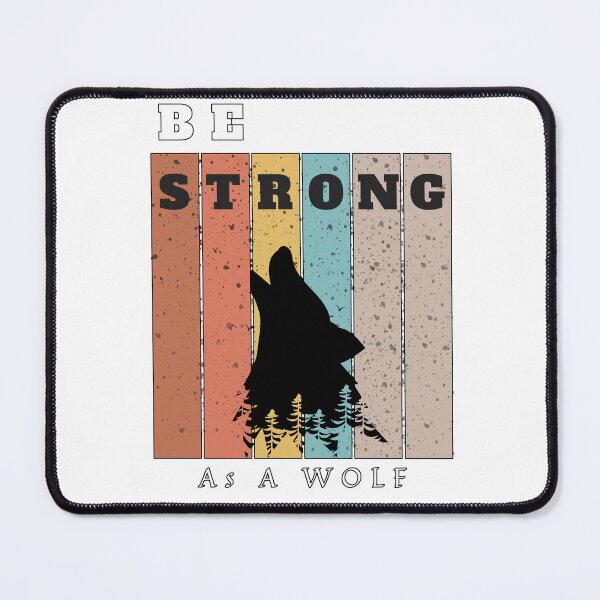 Item preview, be strong as a wolf designed and sold by kubix81.